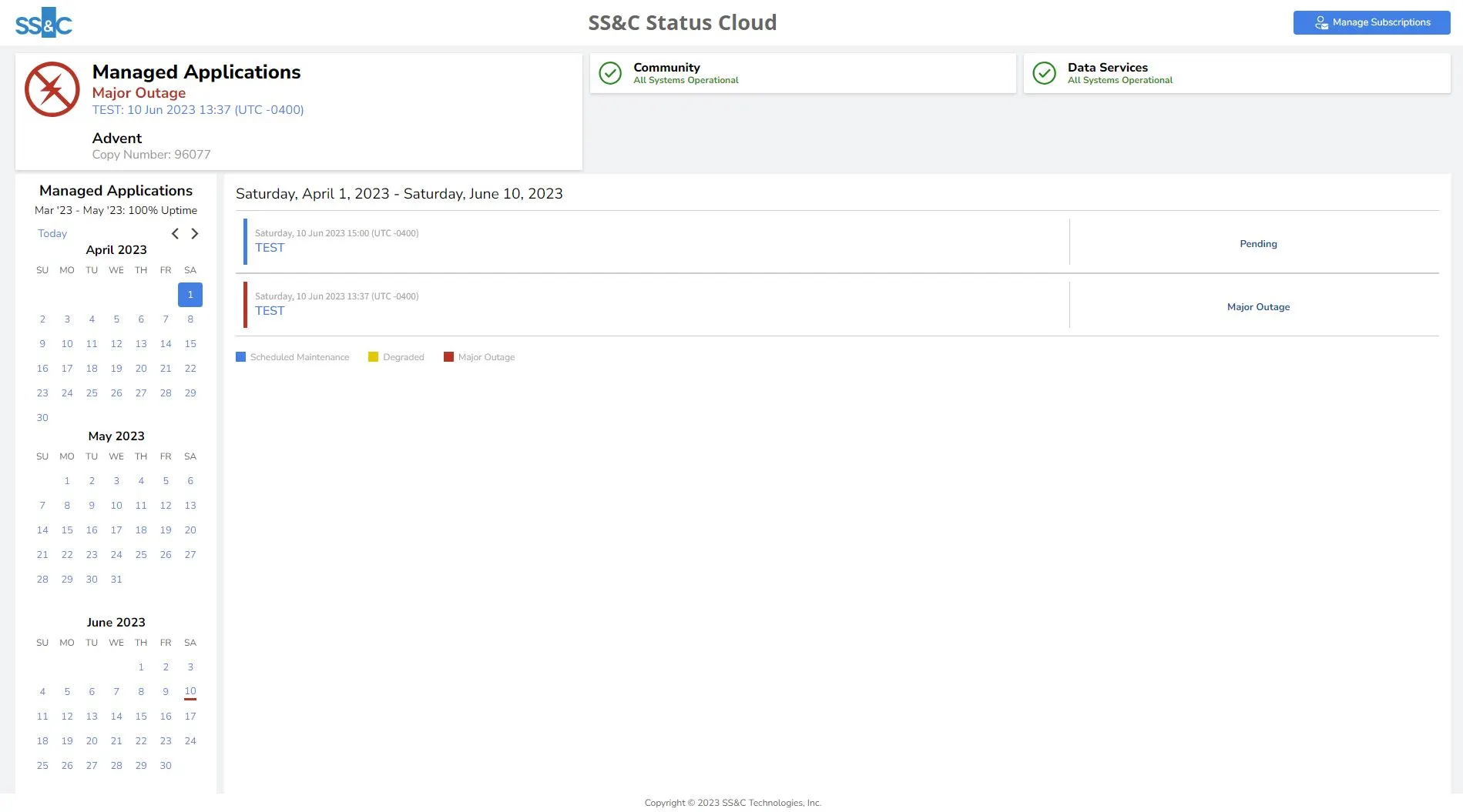 Status Cloud